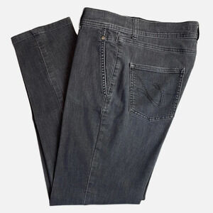 Olsen Europe Lisa Fit Grey Denim Pants Trousers Size 6 EUC Straight Leg